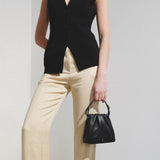 Vittoria black leather bag