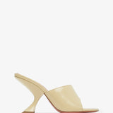 Taylor 90 patent beige slippers