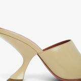 Taylor 90 patent beige slippers