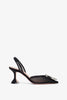 Begum Sling 70 black mesh pumps