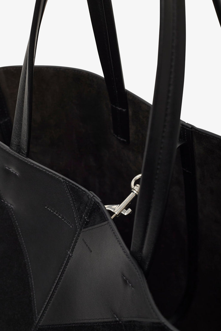 Pot black cabas bag