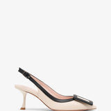 Viv In The City 65 bicolor slingbacks
