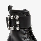 Wallaviv black leather boots