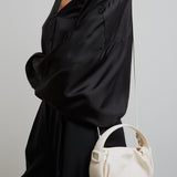 Viv' Choc white hobo bag
