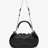 Viv Choc black medium hobo bag