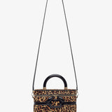 Belle Vivier vanity leopard mini bag