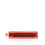 Orange leather Gancio wallet