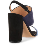 Elba 100 blue suede sandal