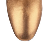 Pisa 70 leather bronze bootie