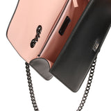 Vara black leather shoulder bag
