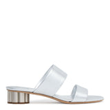 Belluno 30 Silver Leather Sandals