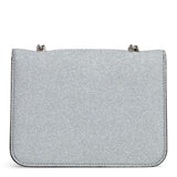 Vara Rainbow silver glitter bag