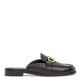 Viggio black gancini mules