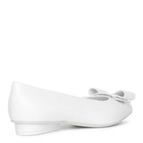 Viva white ballet flats