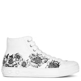 Nirvana floral leather sneakers