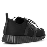 Rebekka black stretch sneakers