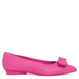 Viva hot pink leather flats
