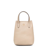 Travel mini nude tote bag