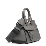 The Studio soft small grey tote bag