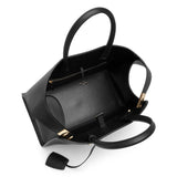 Hug black small top handle bag