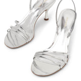 Denise 70 silver sandals