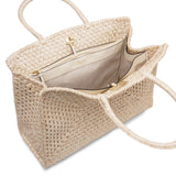 The studio raffia large bag