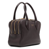 Star small brown tote bag