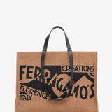TT large monogram raffia bag