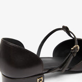 Linette black ballet flats