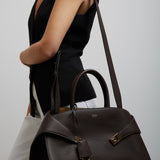 Hug medium dark brown bag