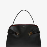 Hug medium black shoulder bag
