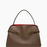 Hug medium taupe shoulder bag