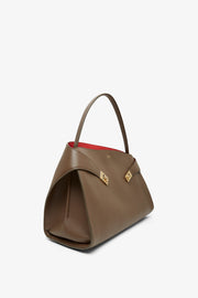 Hug medium taupe shoulder bag