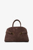 Hug medium dark brown top handle bag