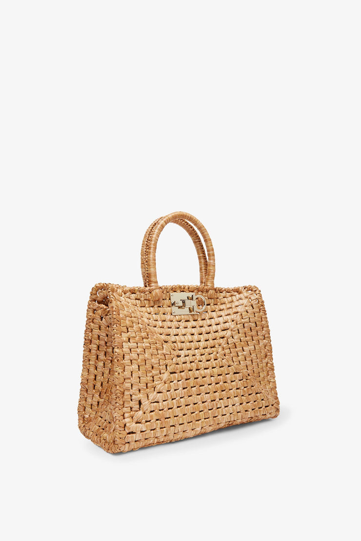 Studio raffia bag