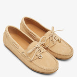 Flippy light camel driving shoes