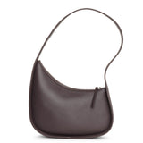 Half Moon small brown shoulder bag