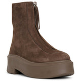 Zipped 1 ash suede boots