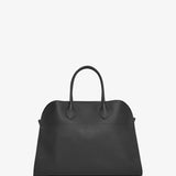 Soft margaux 15 black grained leather bag