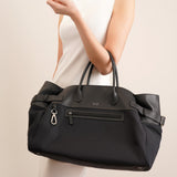 Margaux 17 inside out black nylon bag