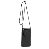 Vertical black phone case