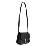 Sofia 8.75 black leather shoulder bag