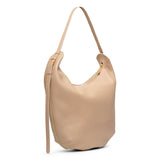 N/S Allie light beige leather bag