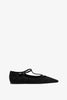 Cyd black suede flats