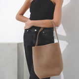 Medium N/S park tundra nubuck tote bag