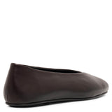 Eva Two dark brown ballerinas