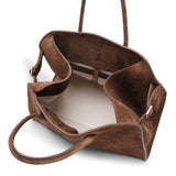 Soft Margaux 15 beige suede bag