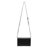 Envelope black leather