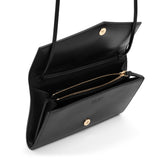 Envelope black leather
