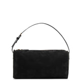 90's black nubuck bag